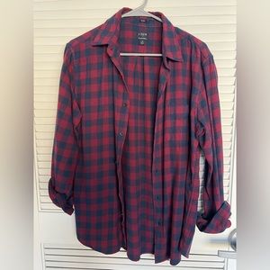 J. Crew Flannel (Size Medium)